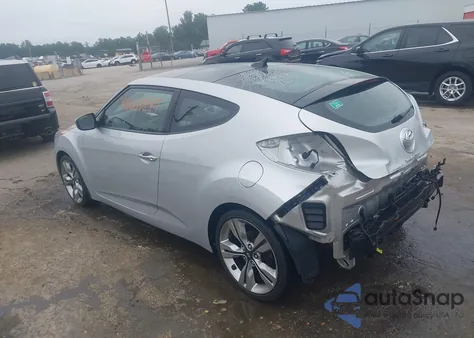 2012 Hyundai Veloster Base W/Gray z USA, uszkodzony, nr VIN KMHTC6AD1CU034787